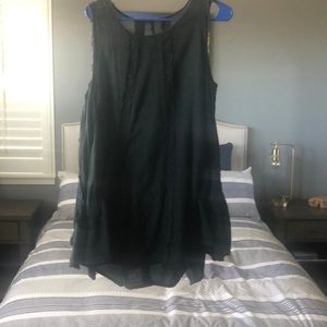 Boho navy flowy dress